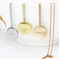 Collier Prénom Personnalisé en Acier Inoxydable — Chaîne Clavicule