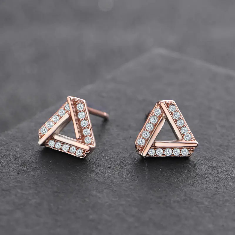 Boucles d'Oreilles Triangle Minimalistes
