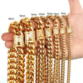 Chaîne Cubaine Miami 10mm — Or 18K — IDEALYS